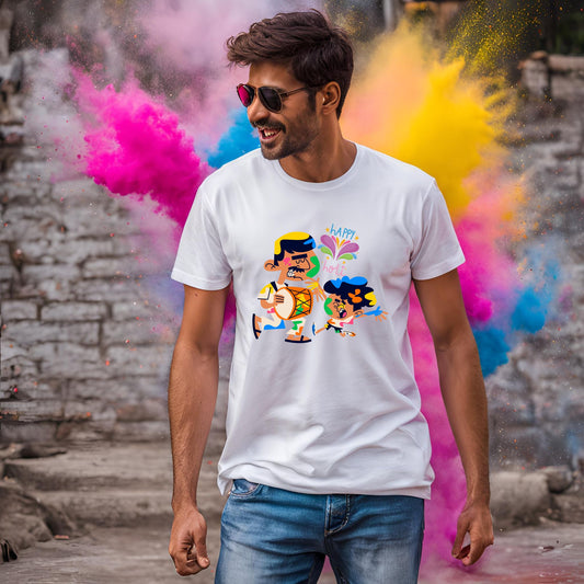 Happy Holi T-shirts For All - T Bhai