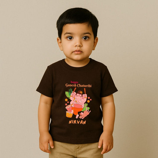 Happy Ganesh Chaturthi | Personalized Ganpati T-Shirts for All - T Bhai