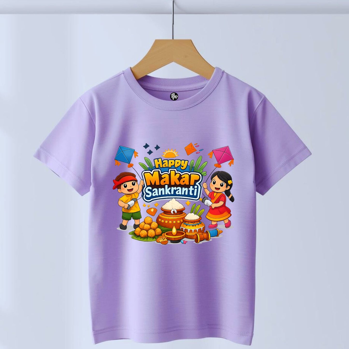 Til-Gul & Kites | A Joyful Makar Sankranti Tee for Festival