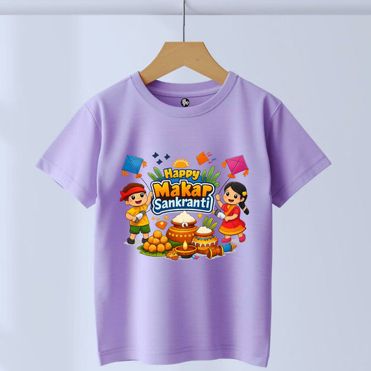 Til-Gul & Kites | A Joyful Makar Sankranti Tee for Festival