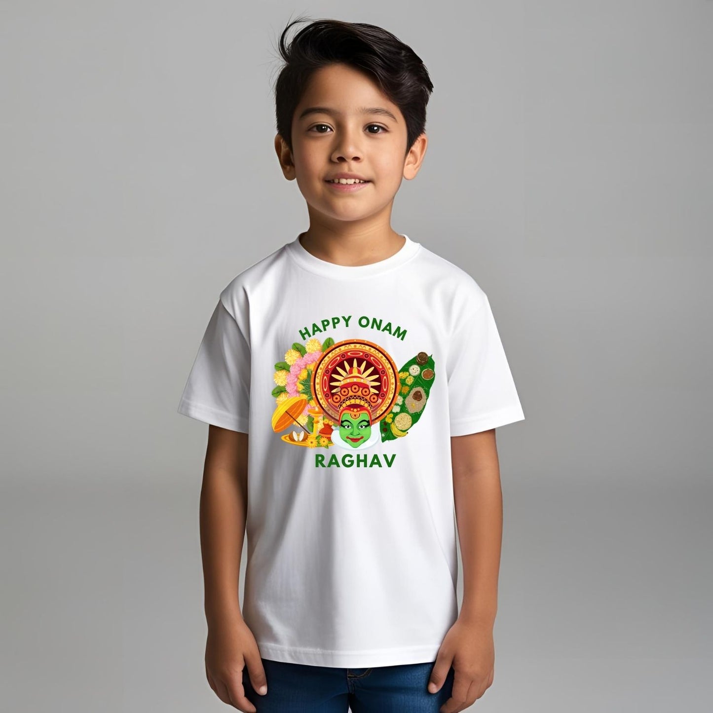 Personalized Happy Onam T-Shirt - T Bhai