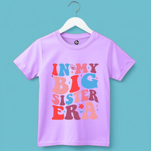 In My Big Sister Era | Baby Announcement T-Shirt for Sis To Be
