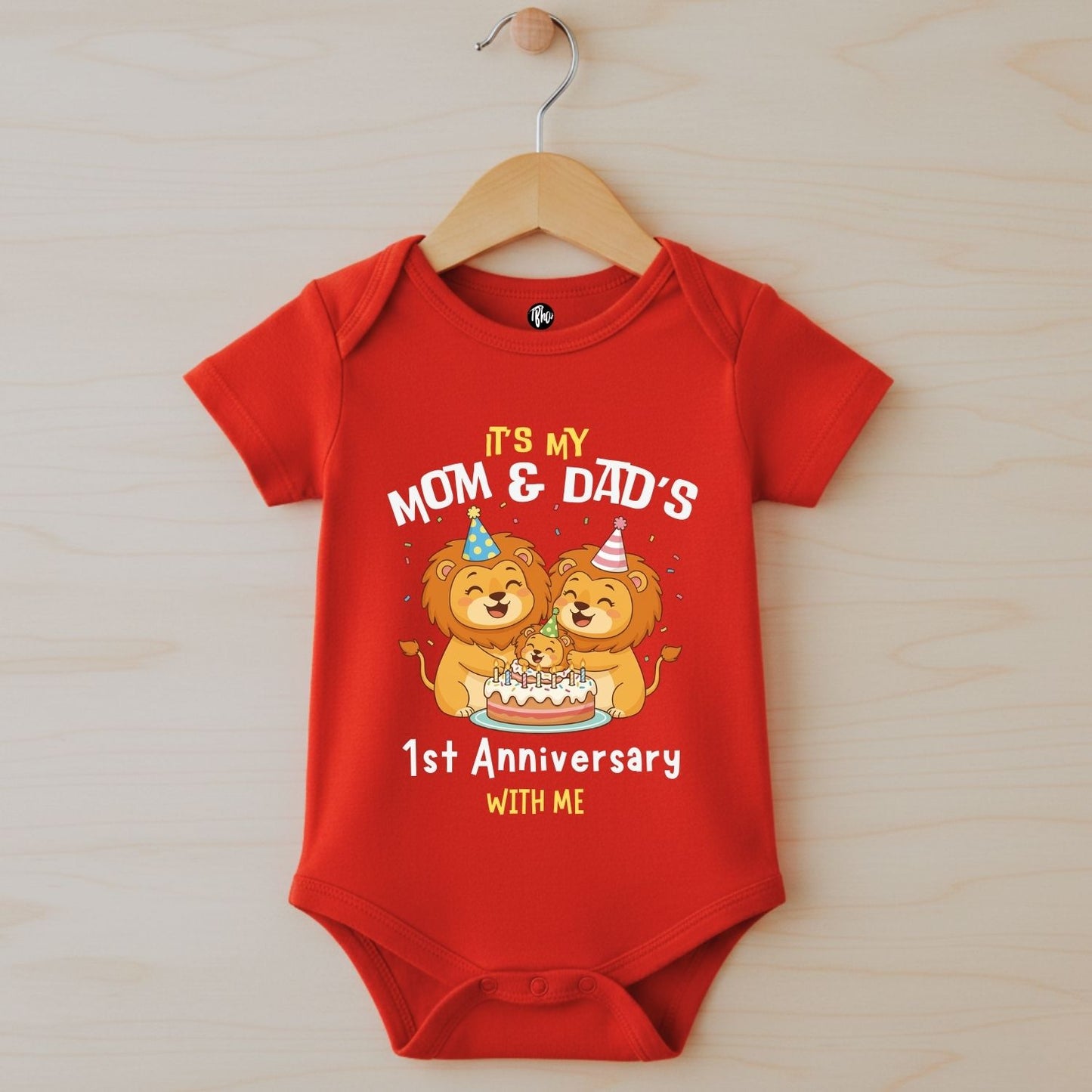 "Mom & Dad's Anniversary with Me" Kids T-Shirt | Customizable Year