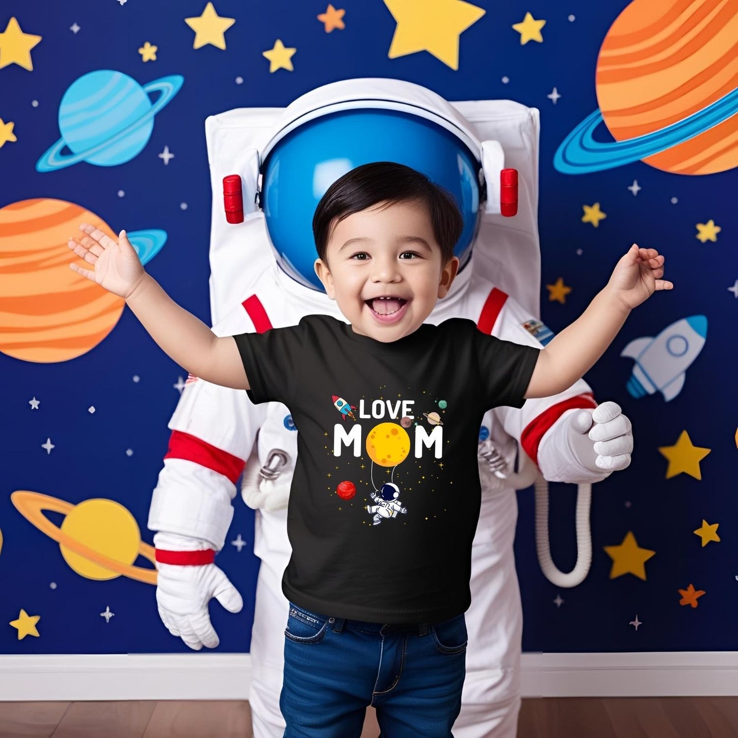 Love Mom T-Shirt for Kids - T Bhai