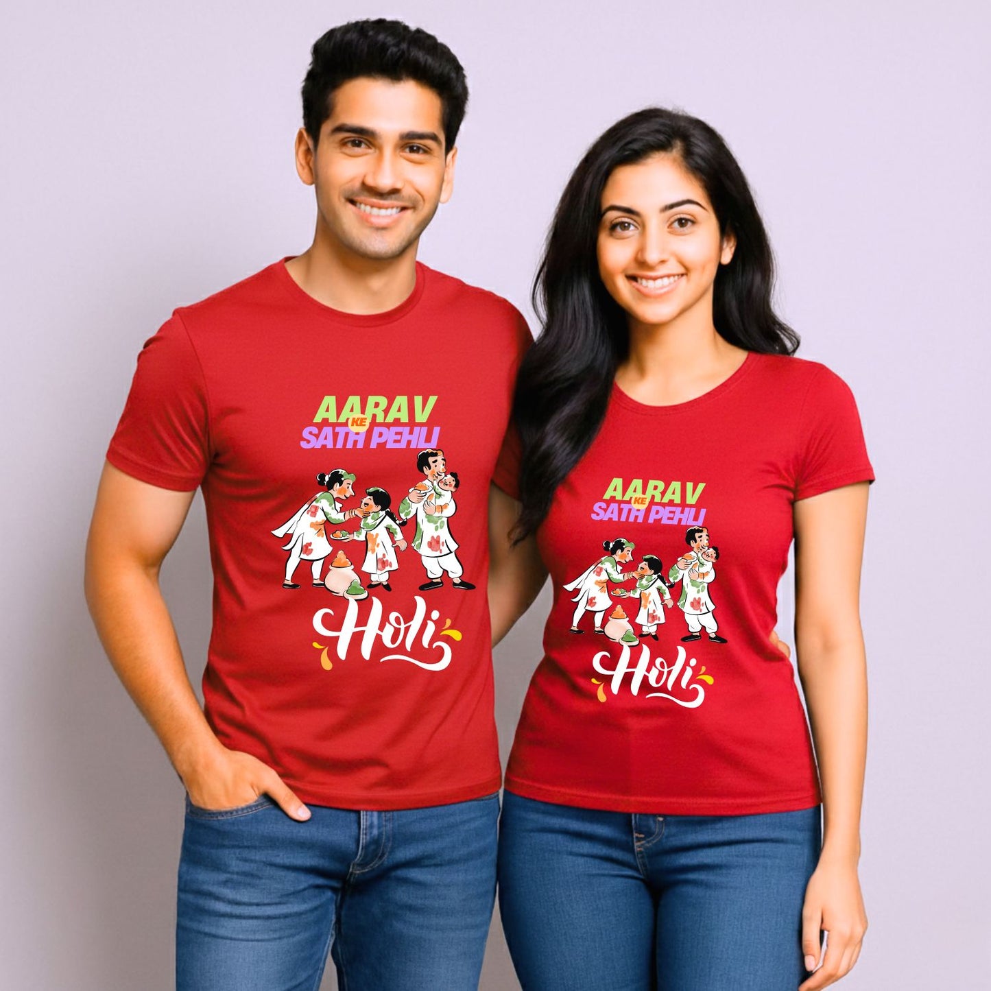 Hamari Pehli Holi Personalized T-Shirts for Celebrating Baby's First Holi