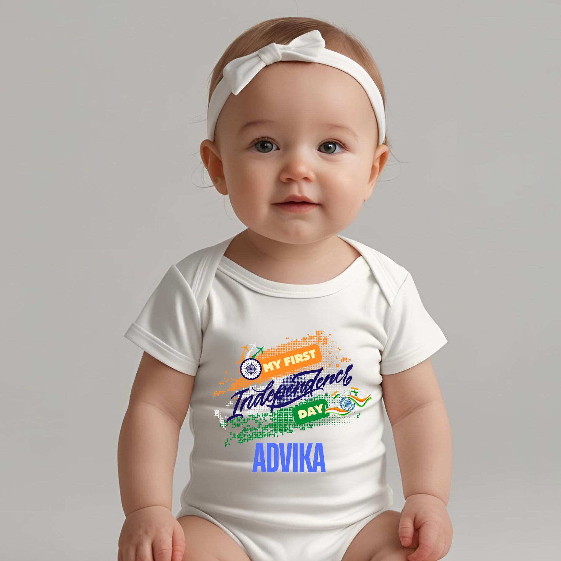 My First Independence Day Customized Onesie - T Bhai
