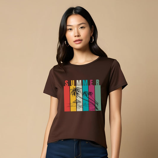 Retro Summer Beach T-Shirt - T Bhai