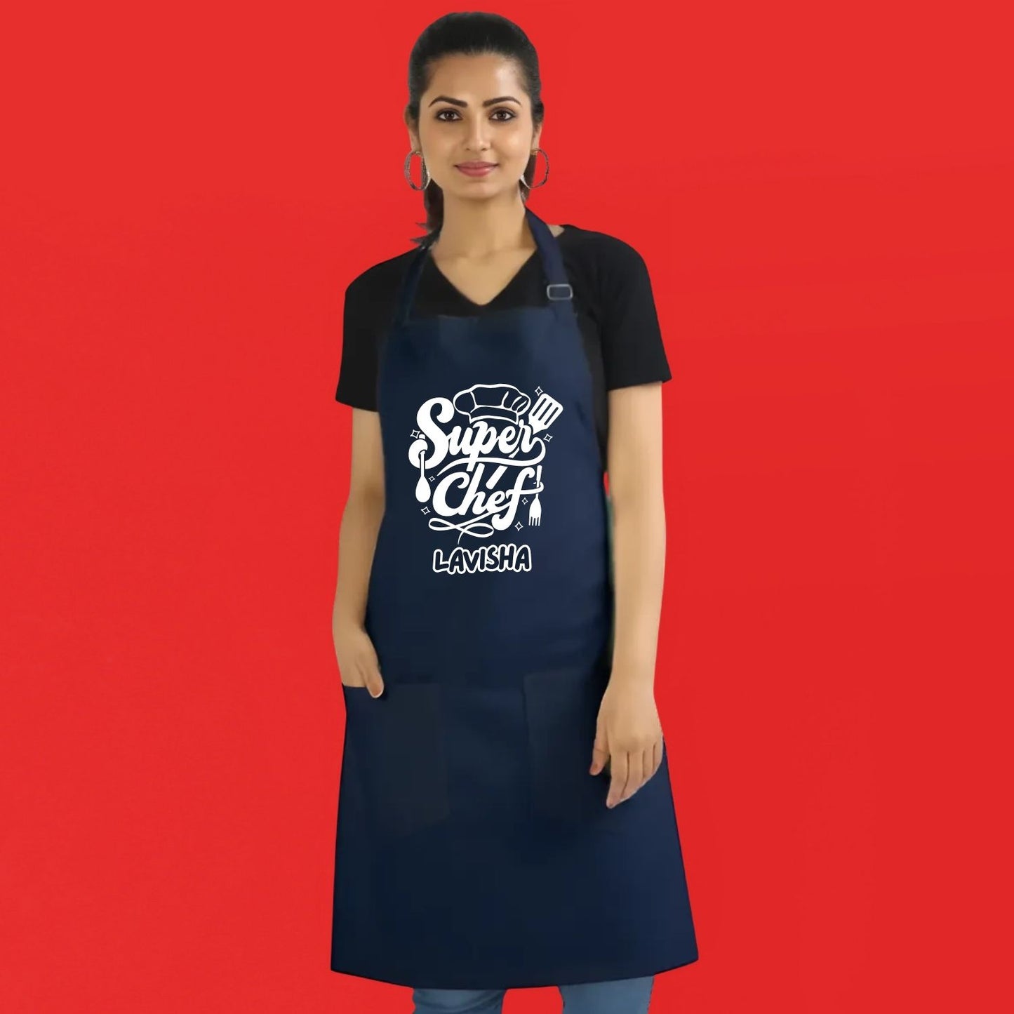 Custom Super Chef Apron – Ideal Cooking & Baking Gift for Friends and Family - T Bhai
