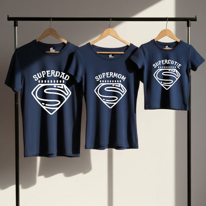 Custom Super Hero T-Shirts - Be a Superdad Supermom & Supercutie