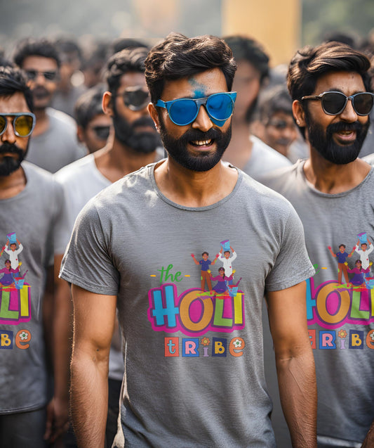 The Holi Tribe Colorful Holi T-Shirts for All - T Bhai