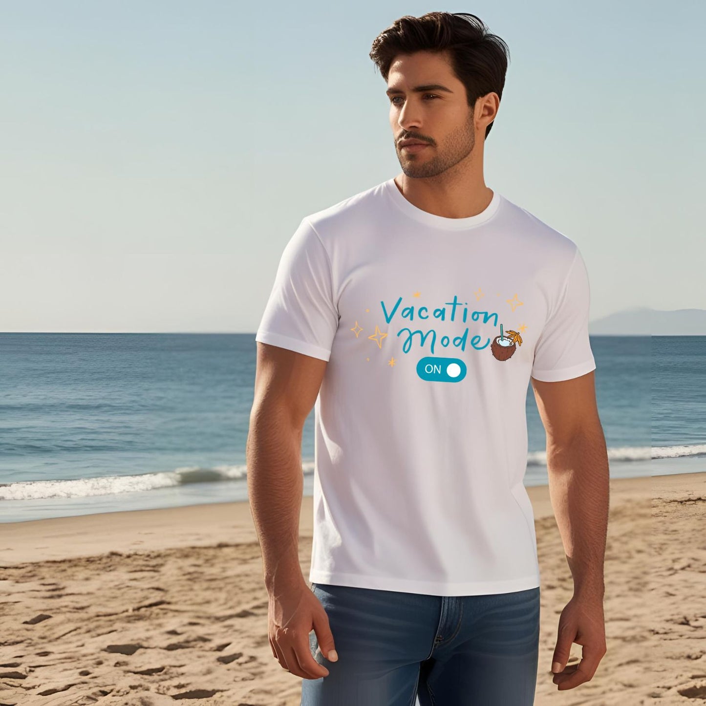 Vacation Mode ON Family & Group Outing T-Shirts - T Bhai