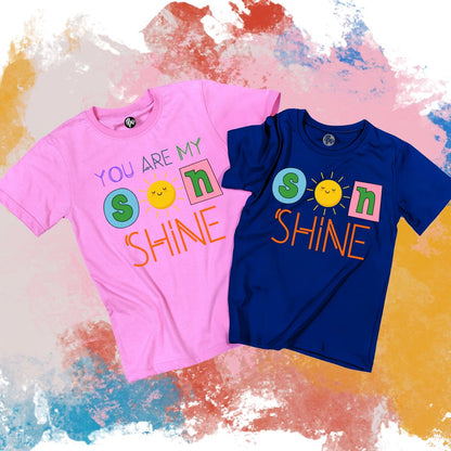 You are my Sunshine Matching Mother & Son T-Shirts - T Bhai