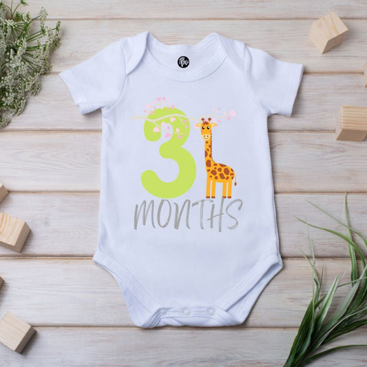 3 Months Old Cute Onesie - T Bhai
