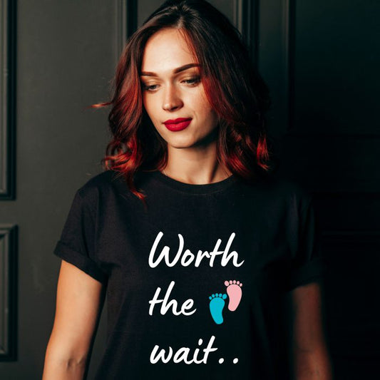 Worth the Wait Maternity T-Shirt for Women - T Bhai