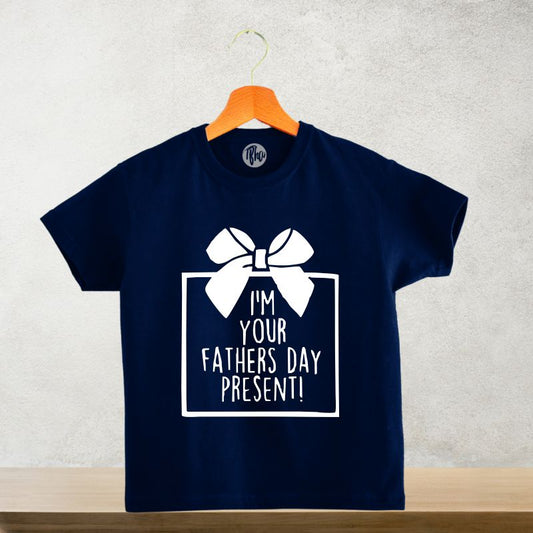 Father's Day Present Kid's T-Shirt - T Bhai